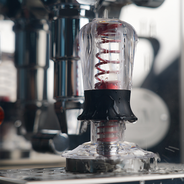 Transparent Coffee Calibrated Tamper – view 8 | Lastaforest