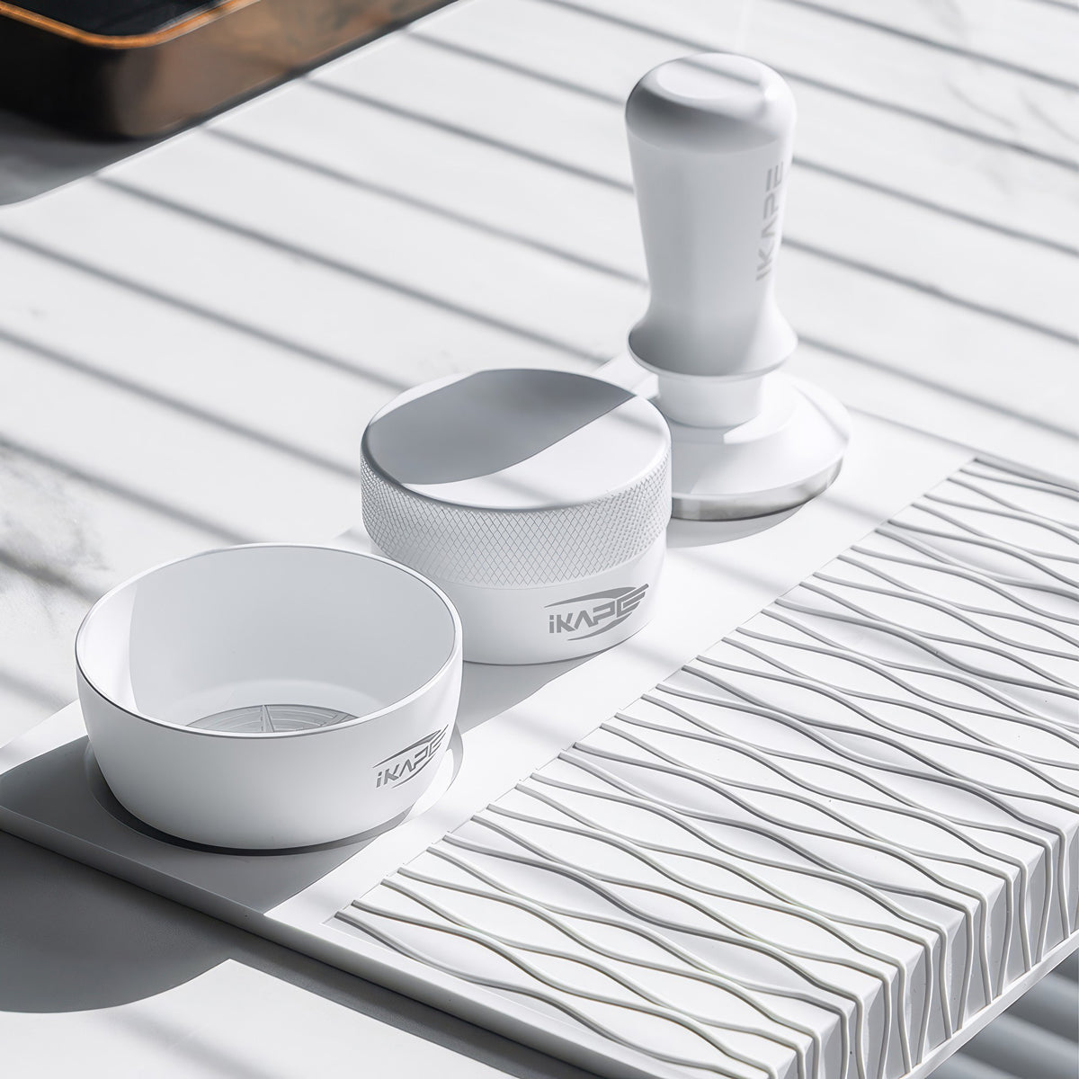 Espresso White Tamper & Distributor – view 13 | Lastaforest