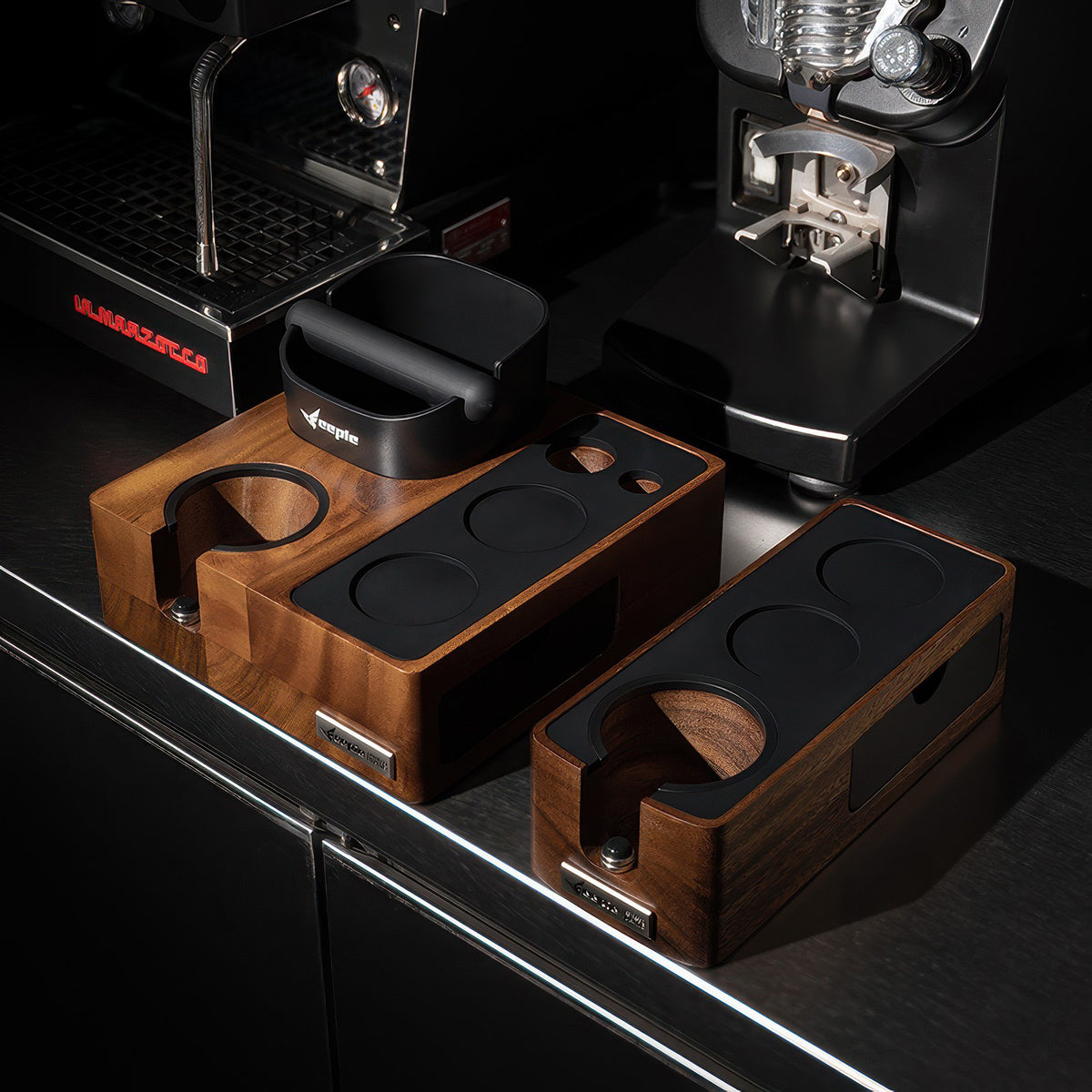 Barista Tamping Station Coffee Workstation – detail view | Lastaforest