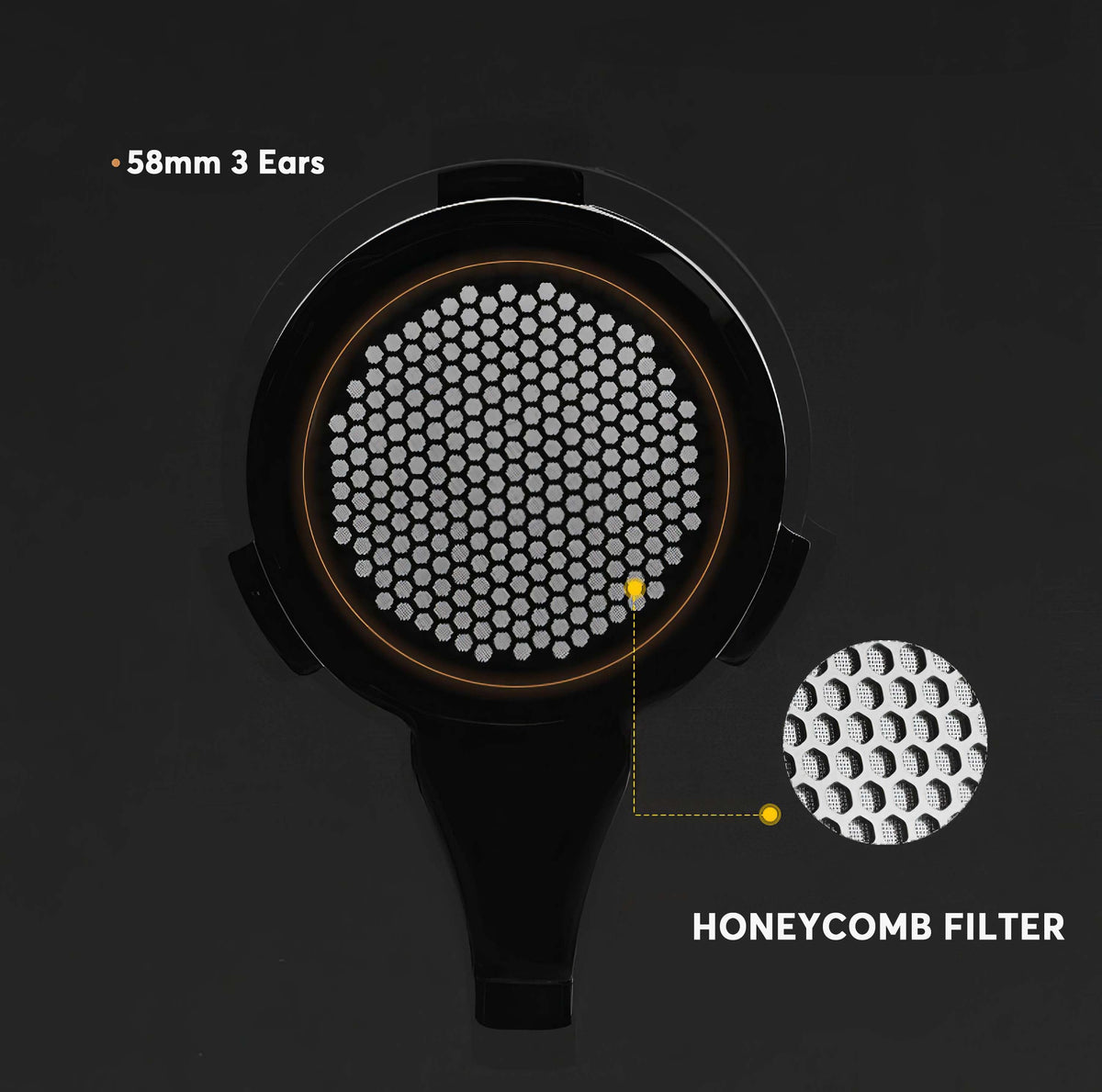 Italian Handle Bottomless Portafilter – view 5 | Lastaforest