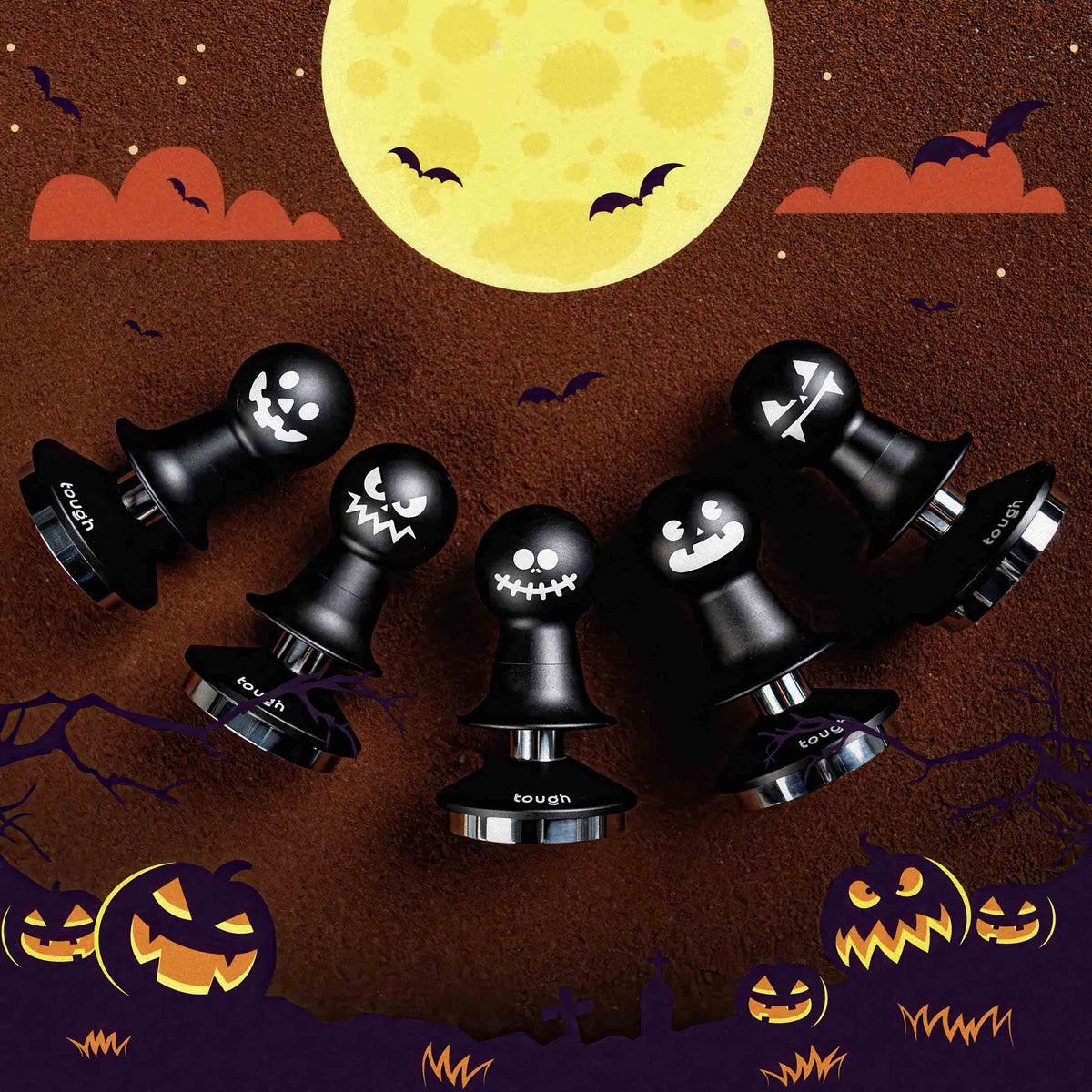 Snowman Constant Force Tamper 58mm – detail view | Lastaforest