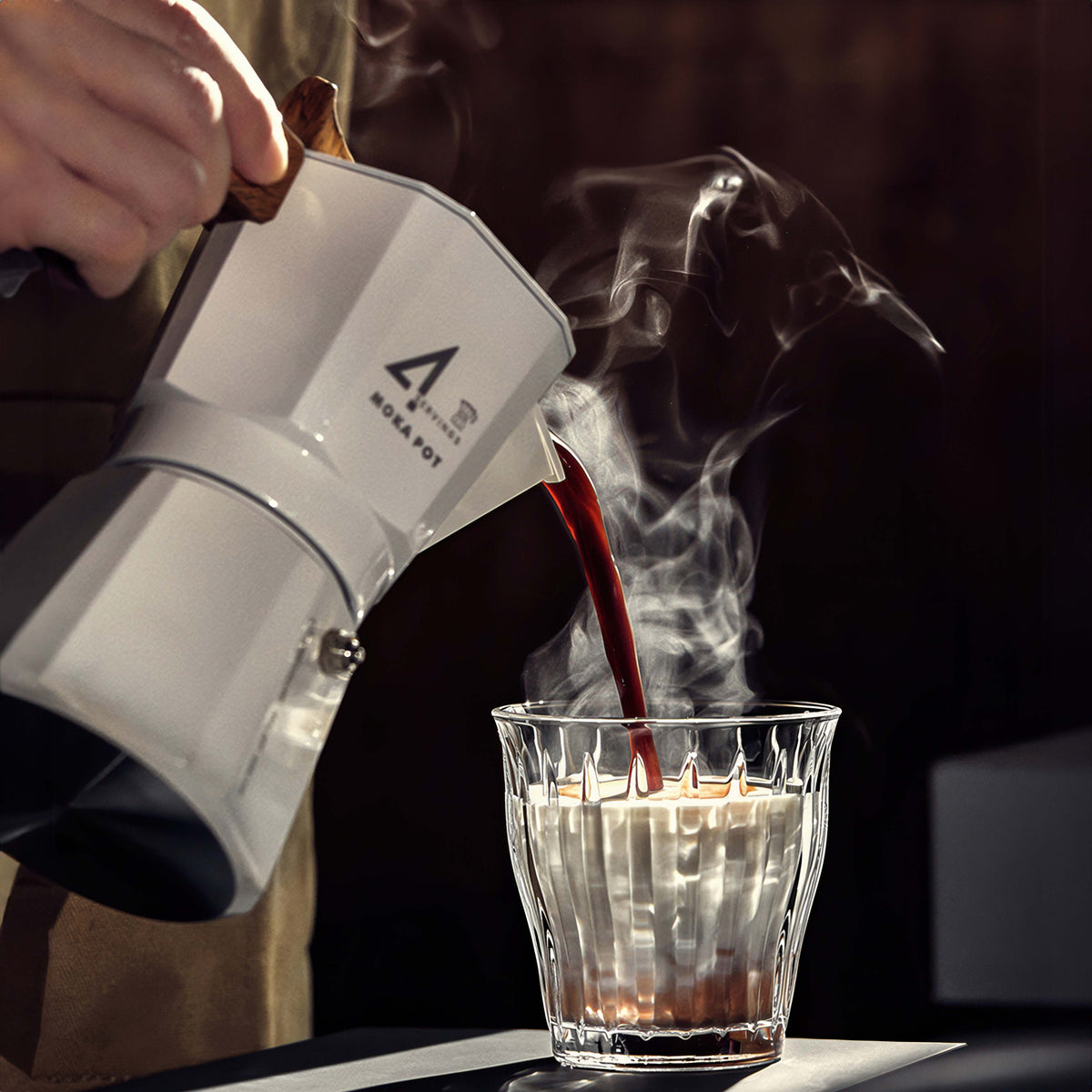High Pressure Espresso Maker Moka Pot – view 6 | Lastaforest
