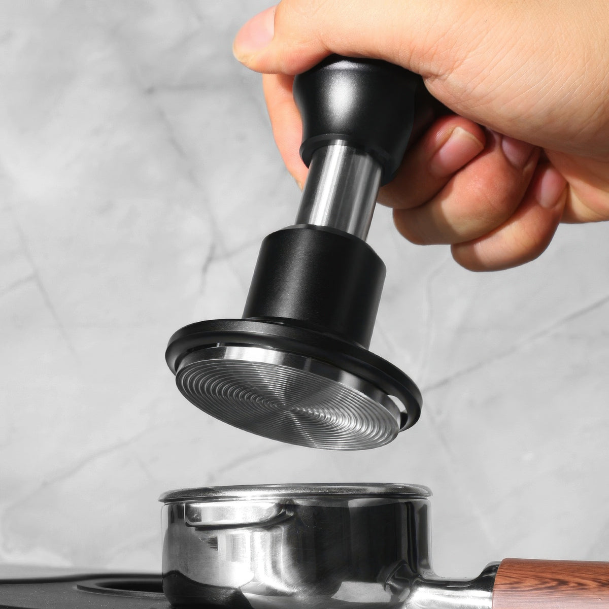 Spring-Loaded Constant Pressure Tamper