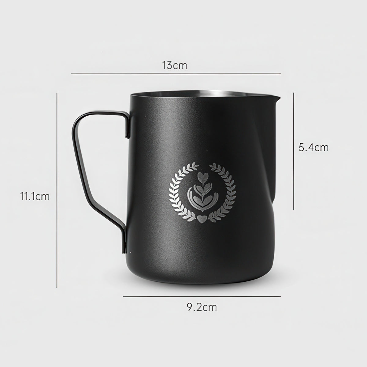 Anti-Overflow Milk Pitcher 600ml - Latte Art Jug – view 13 | Lastaforest