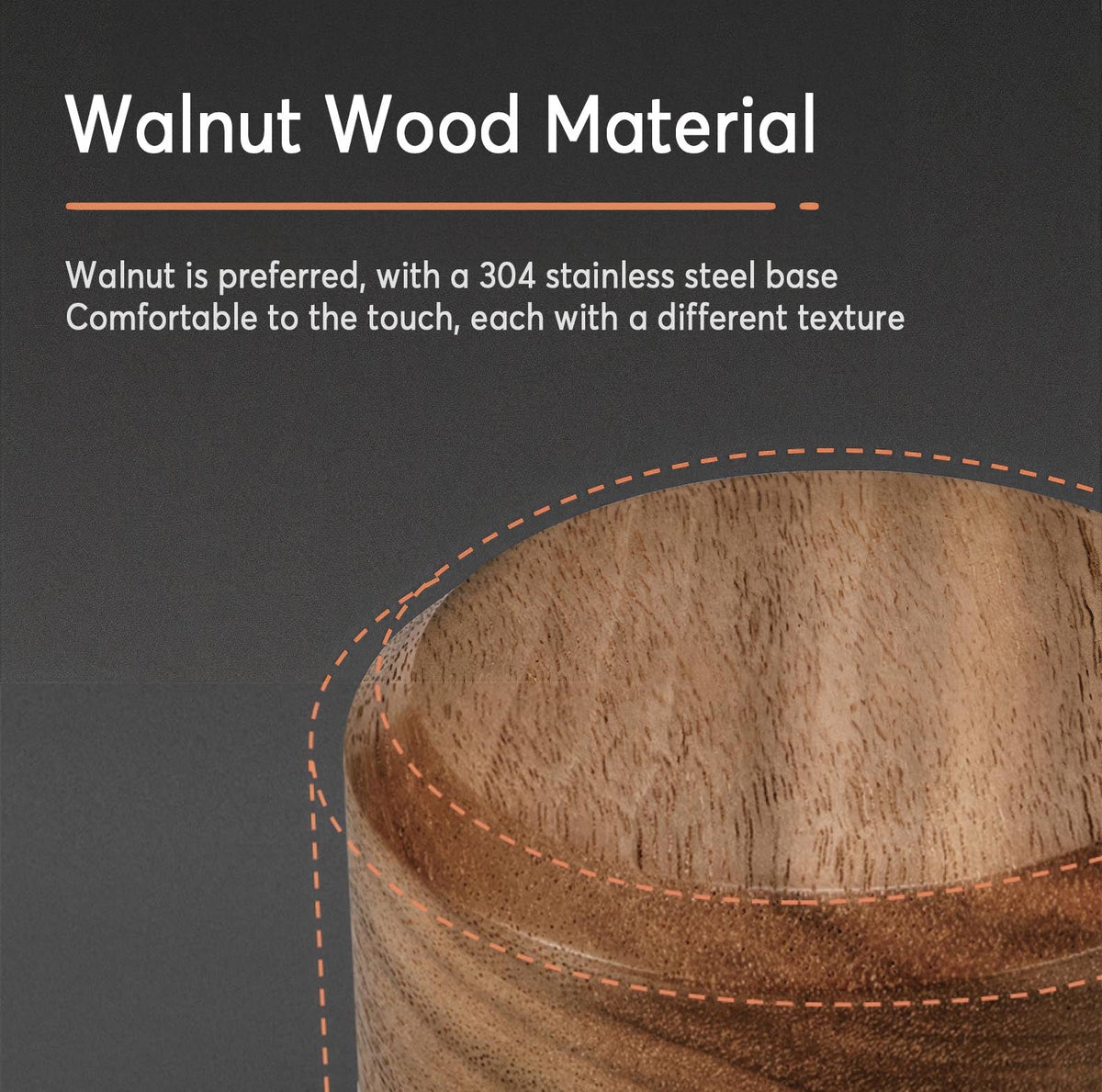 Tamper & Distributor with Wooden Handle – view 5 | Lastaforest