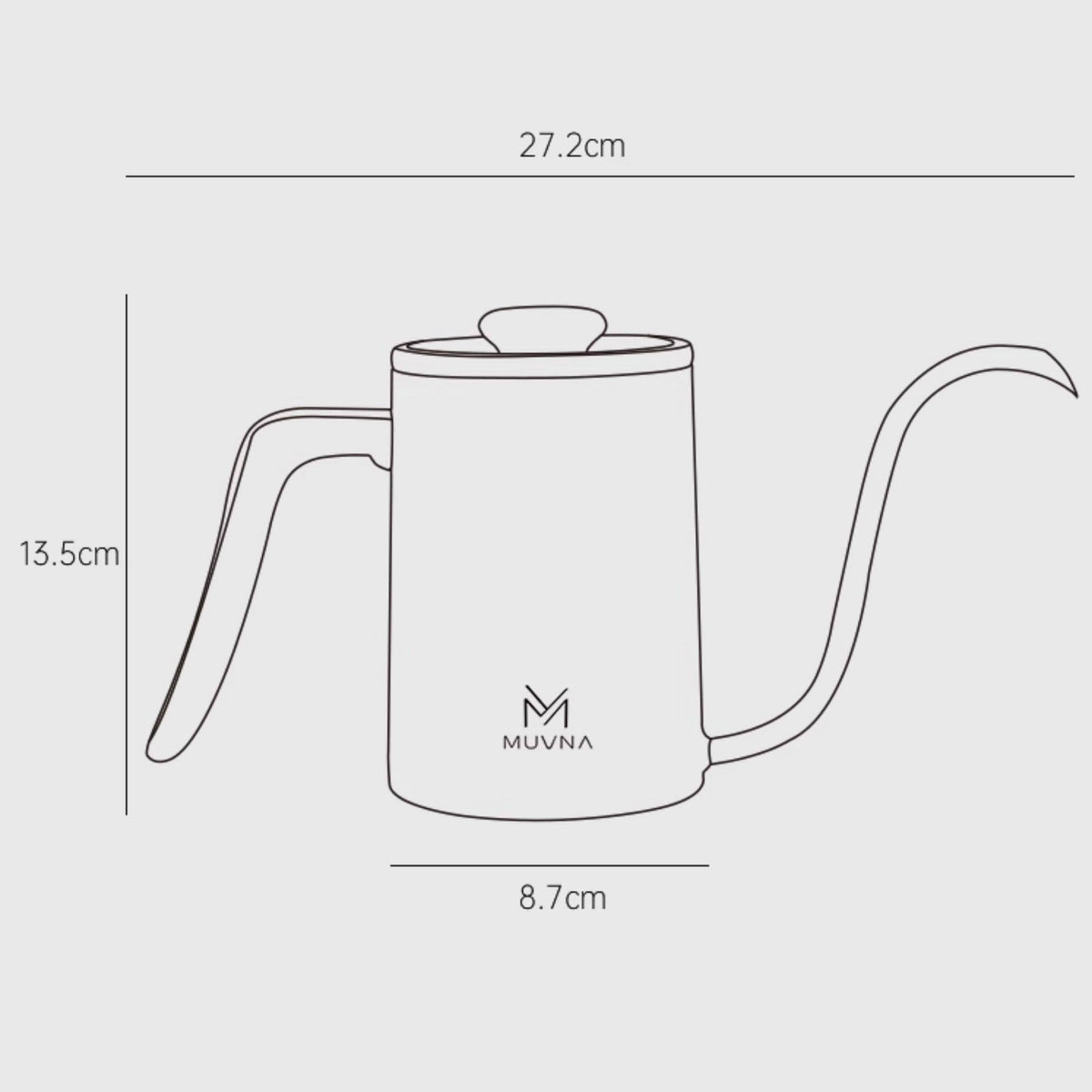 Swan Neck Pour-Over Kettle – view 12 | Lastaforest