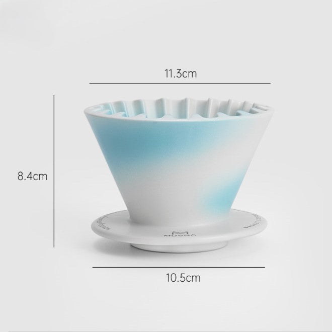 Cake V60 Filter Cup - Flat Bottom Ceramic Dripper – view 15 | Lastaforest