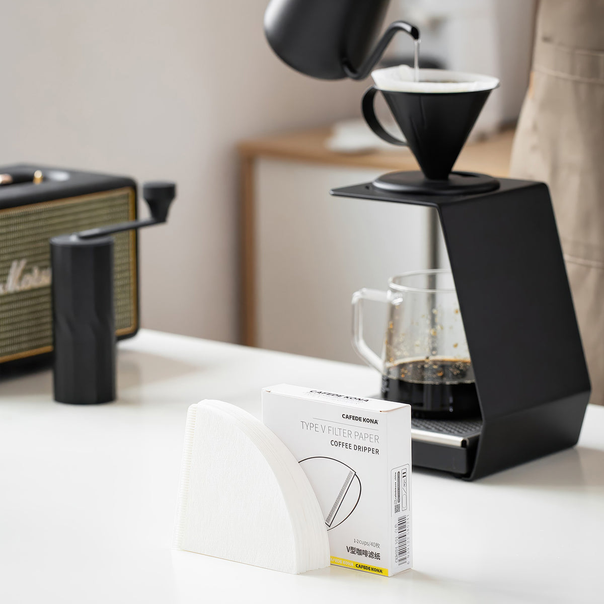 Natural V60 Sector-Shaped Filter Papers – view 14 | Lastaforest