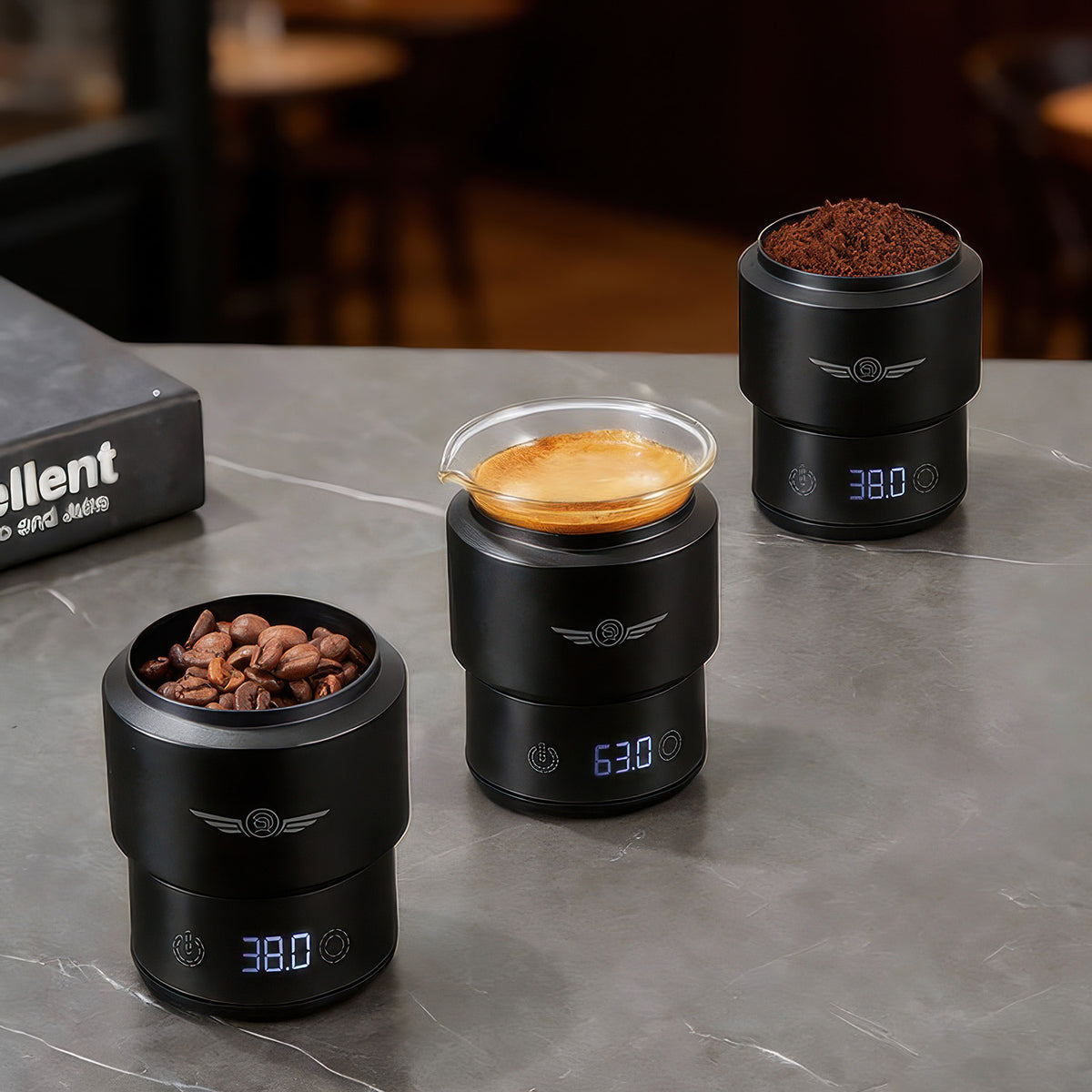 Compact Espresso Coffee Scale – detail view | Lastaforest