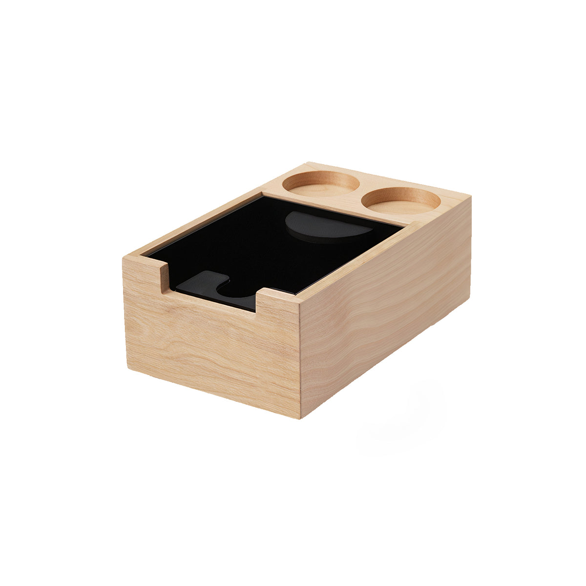 Wooden Coffee Tamper Station with Knock Box – view 15 | Lastaforest