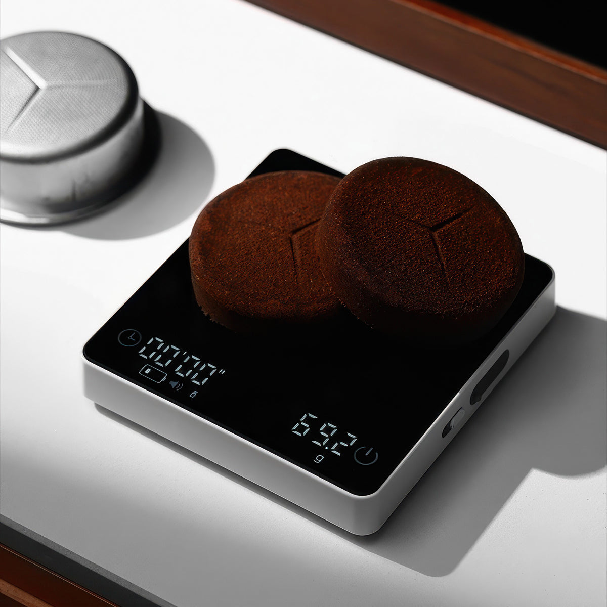 Zero-G Mini Coffee Scale – top view | Lastaforest