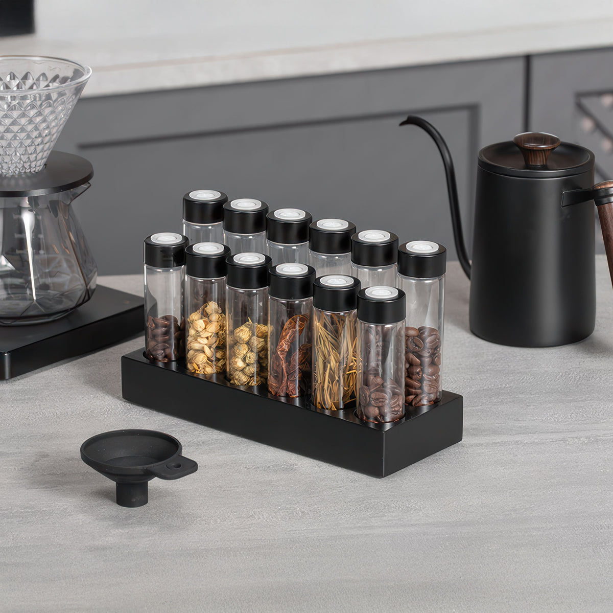 Barista Coffee Bean Storage Tube Set – view 6 | Lastaforest