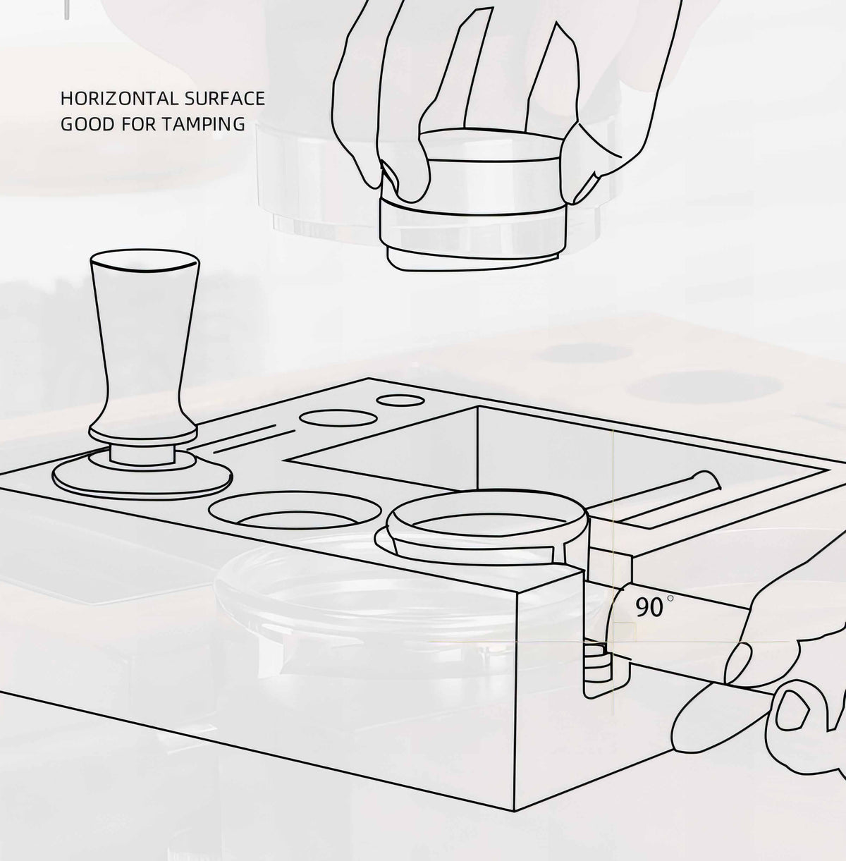 Espresso Coffee Organizer Box For Barista – view 10 | Lastaforest