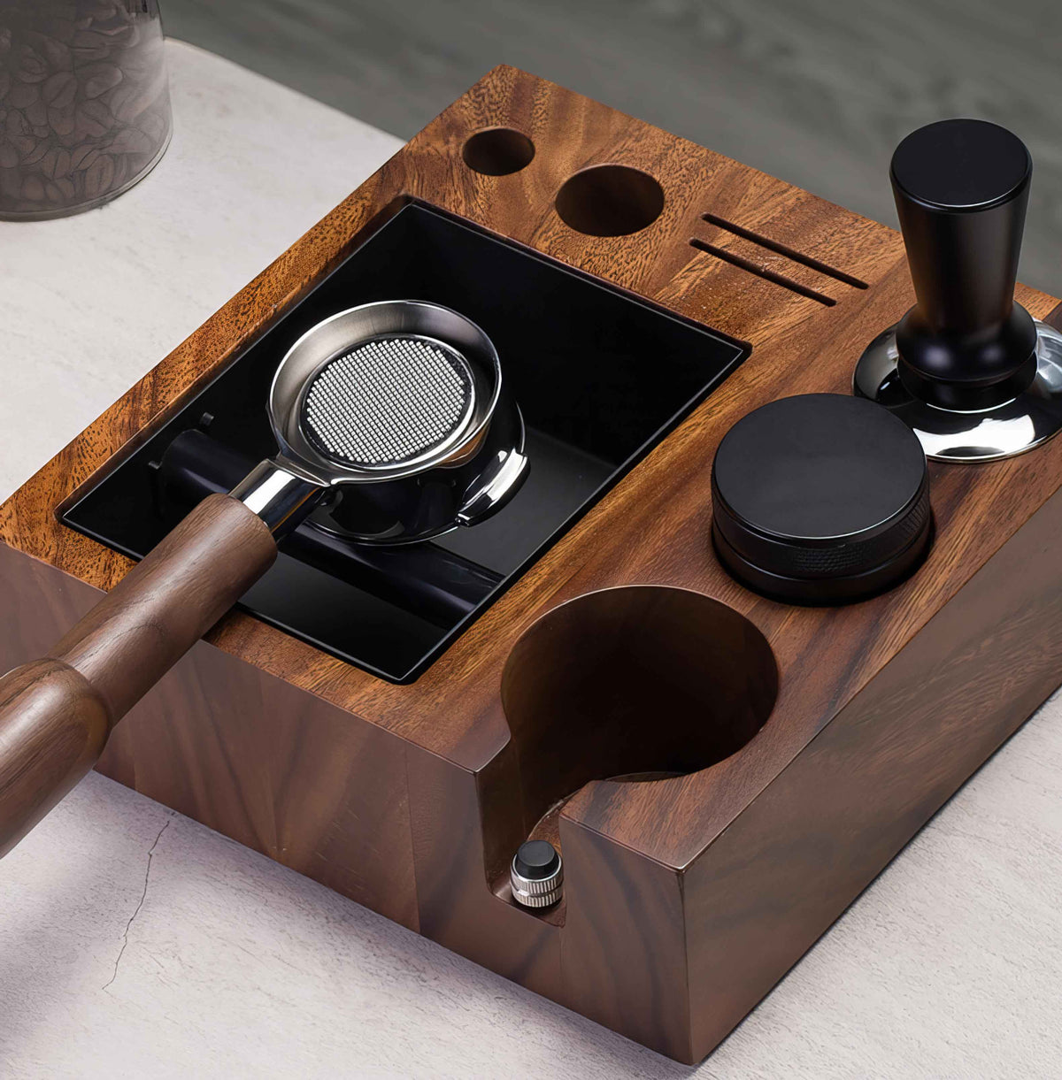 Espresso Coffee Organizer Box For Barista – top view | Lastaforest