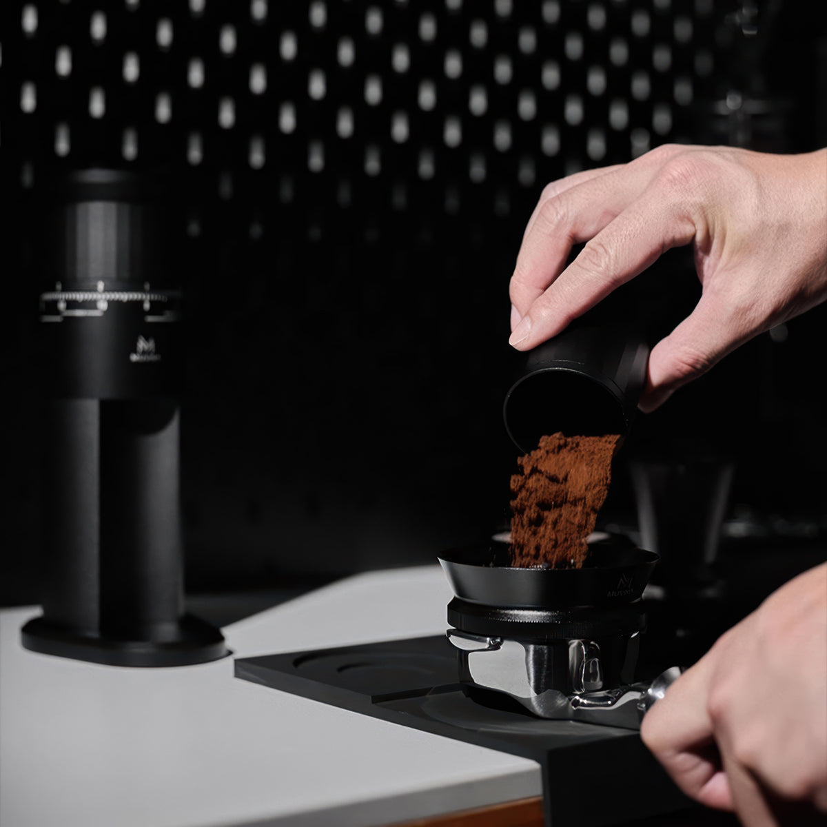 Precision Home Coffee Grinder – side view | Lastaforest