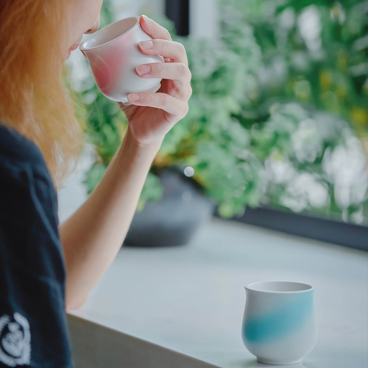 Ceramic Coffee Aroma Tasting Cup – top view | Lastaforest