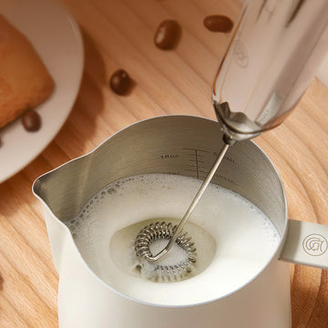 Handheld Milk Frother Electric Foam Maker – top view | Lastaforest