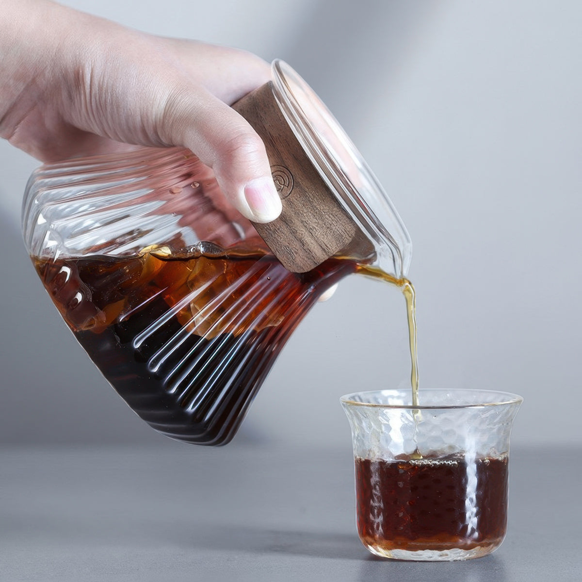 Eagle Spout Pour-Over Coffee Server – side view | Lastaforest