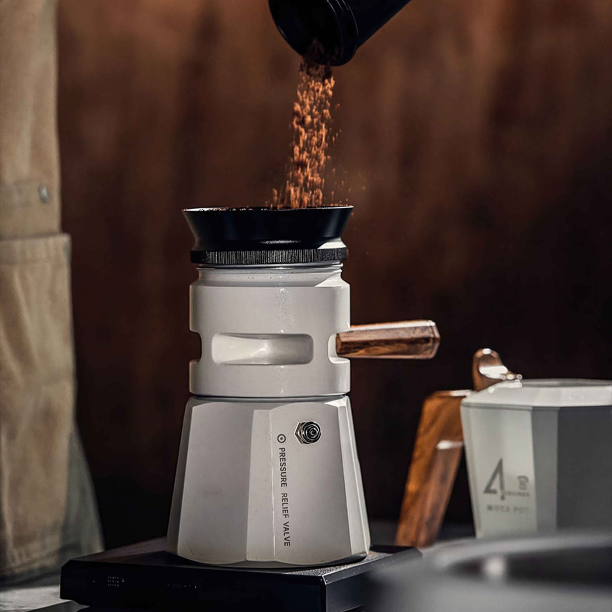 High Pressure Espresso Maker Moka Pot – view 10 | Lastaforest