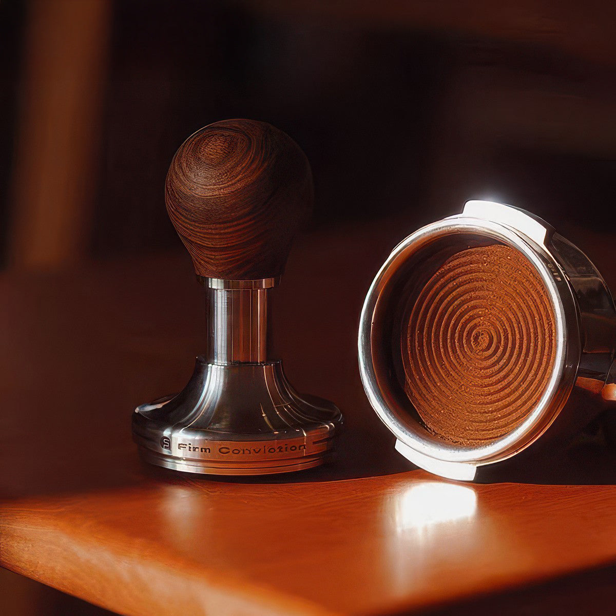 FORZCON Professional Espresso Tamper – detail view | Lastaforest