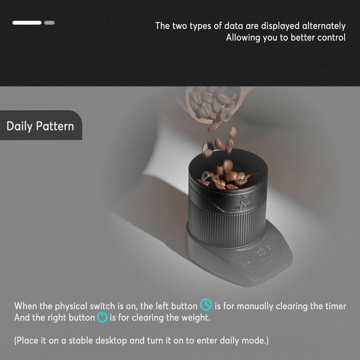Mini Electronic Portable Espresso Scale – view 8 | Lastaforest