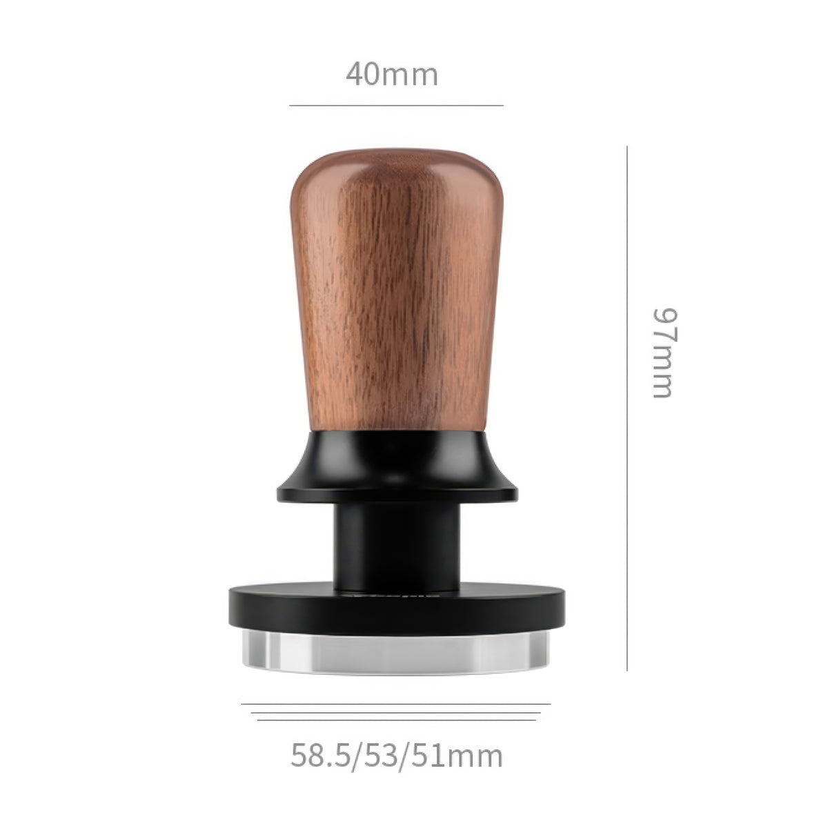 Walnut Coffee Tamper Balanced Design – view 17 | Lastaforest