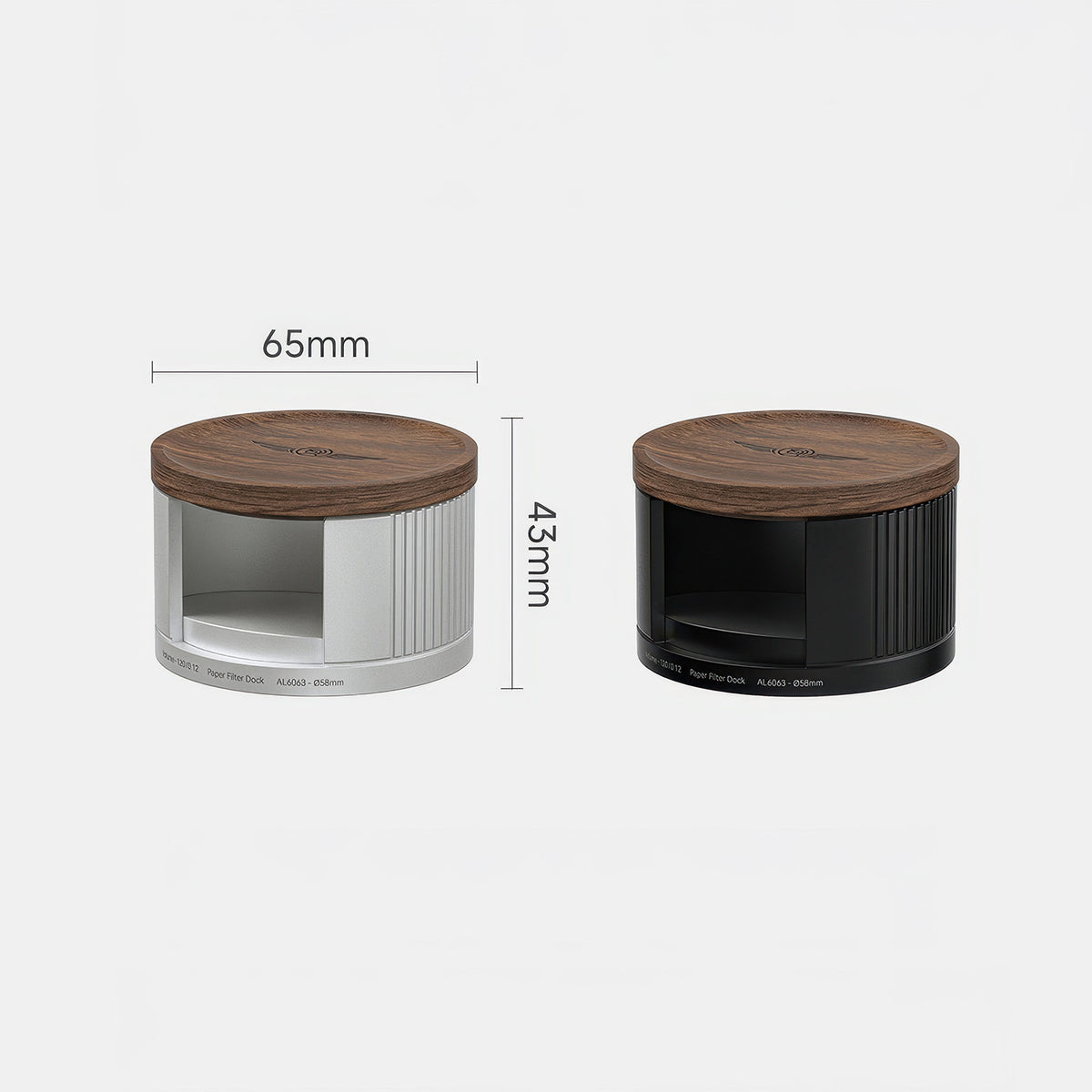 Aluminum Espresso Filter Paper Holder – view 12 | Lastaforest