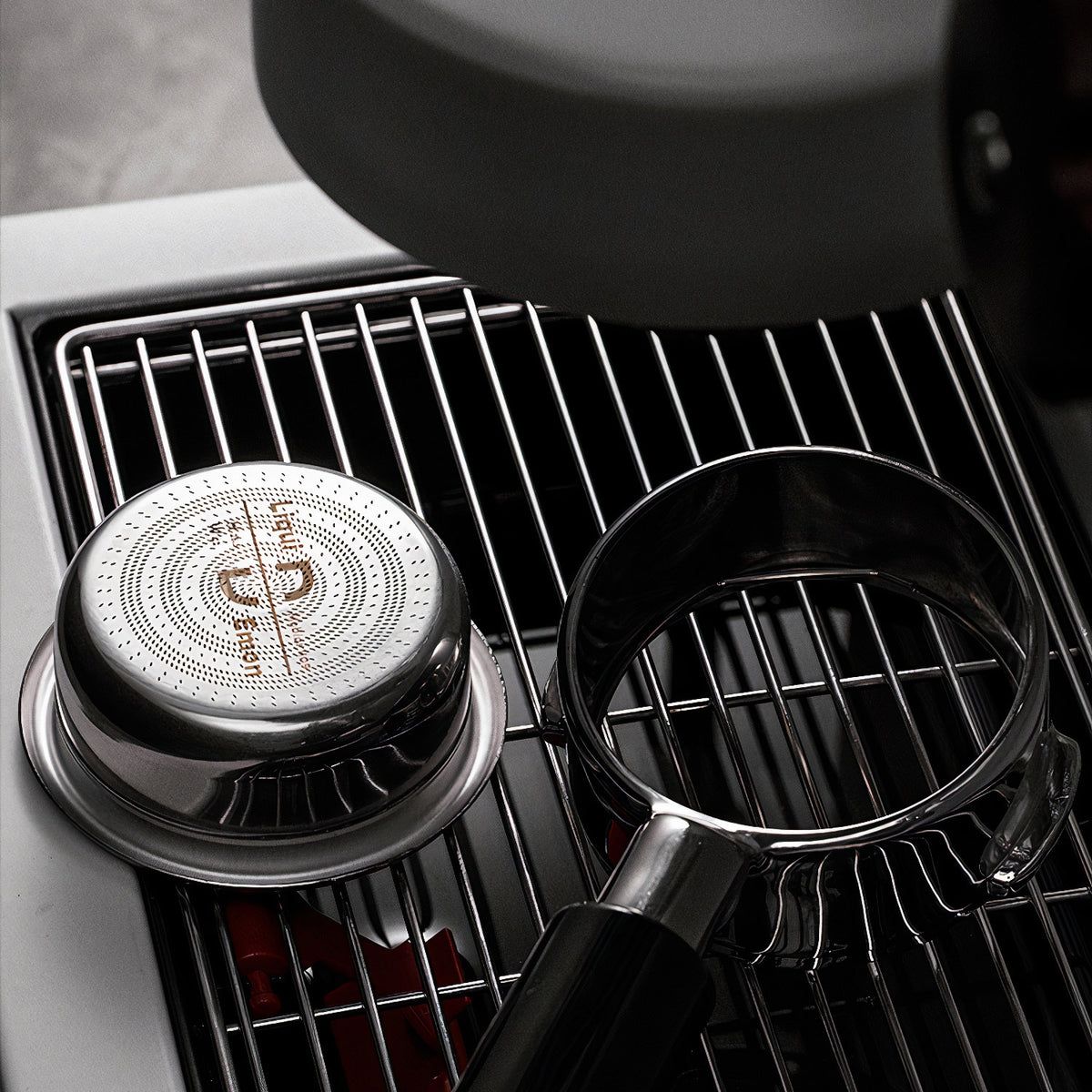 Portafilter Baskets for Espresso – top view | Lastaforest