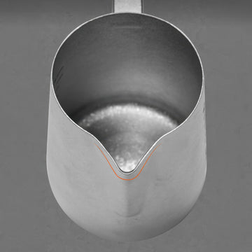 Aurora Crystal Titanium Latte Pitcher – view 13 | Lastaforest