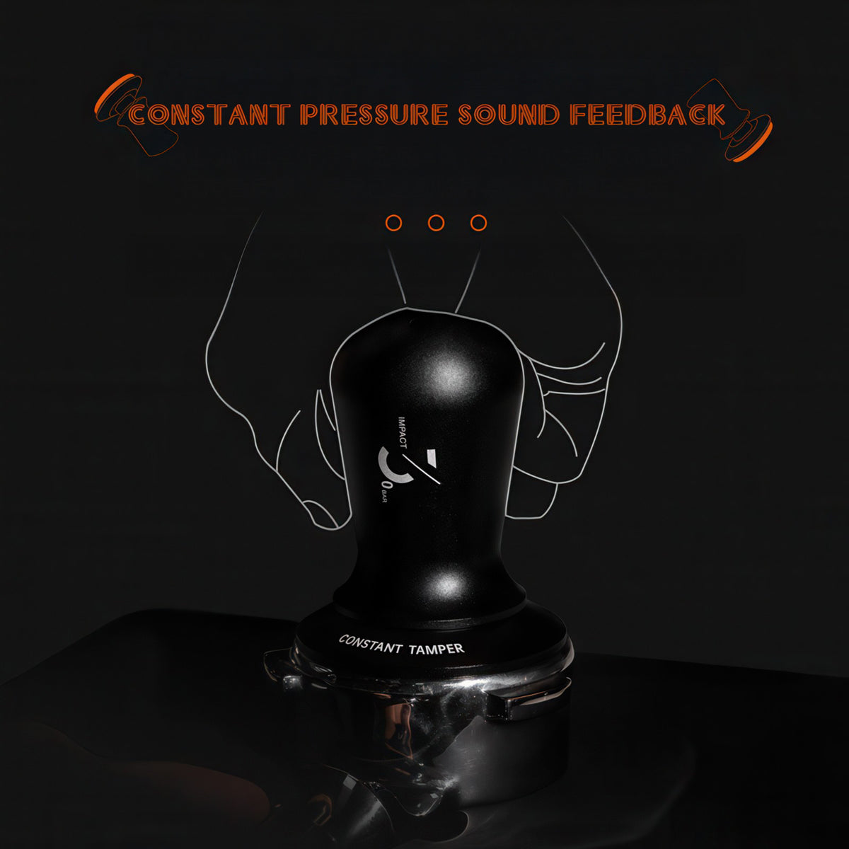 Constant Pressure Coffee Tamper – view 10 | Lastaforest