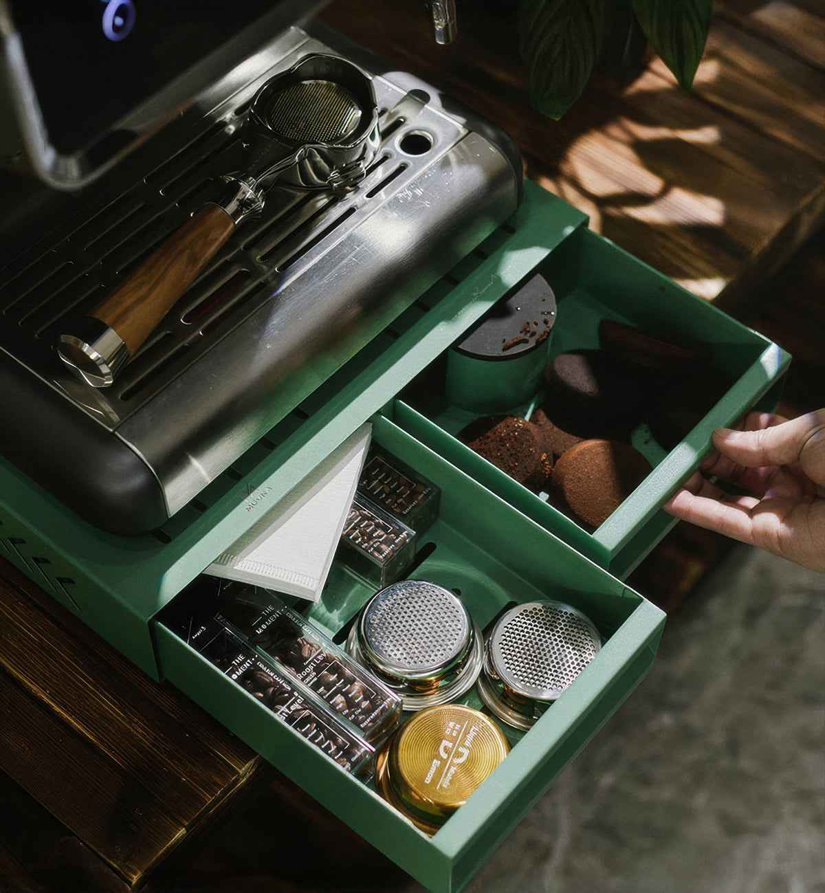 Barista Double Knock Box Drawer – view 7 | Lastaforest