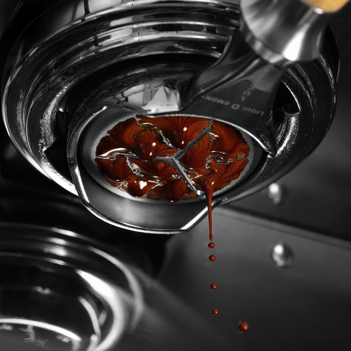 Pure Titanium Espresso Basket – detail view | Lastaforest