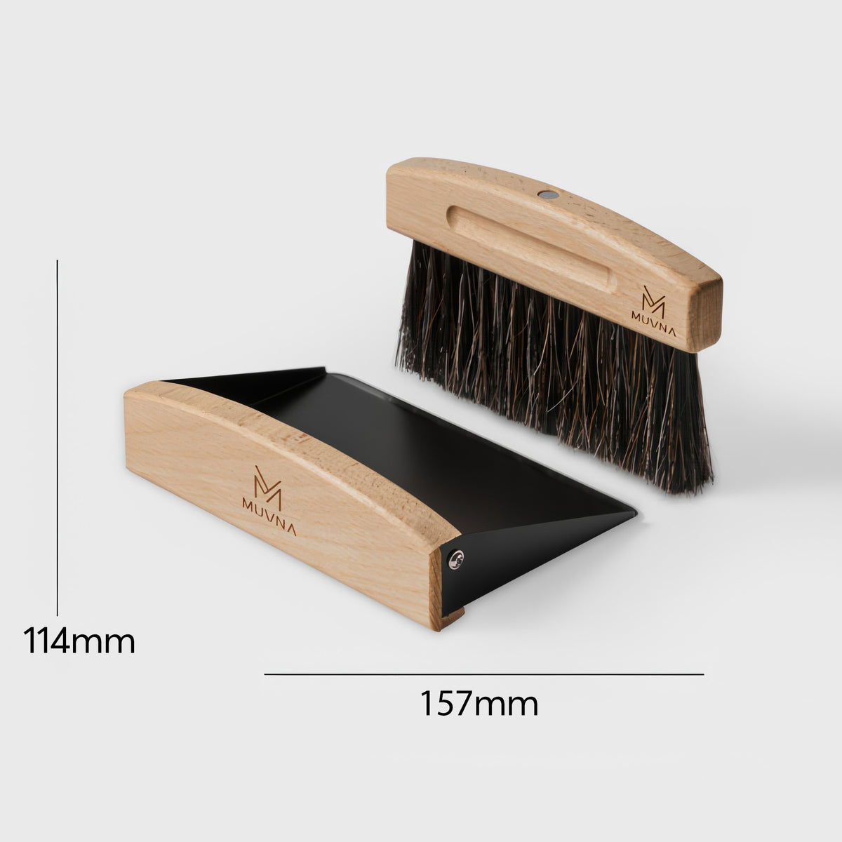 Solid Wood Coffee Cleaning Brush Set – view 14 | Lastaforest