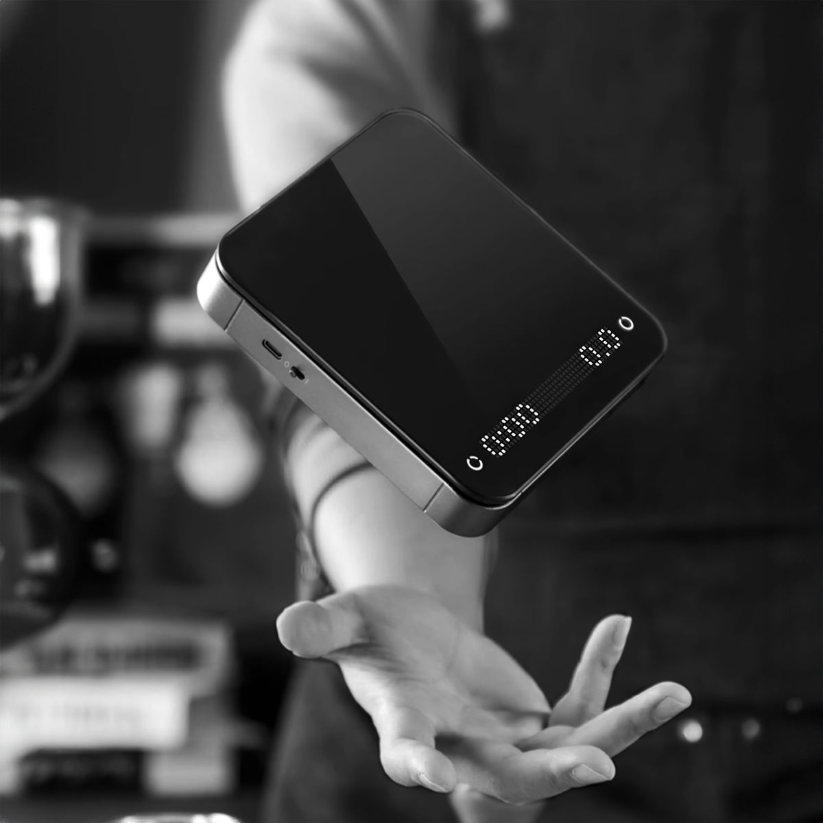 E-Smart Digital Coffee Scale For Brewing – top view | Lastaforest
