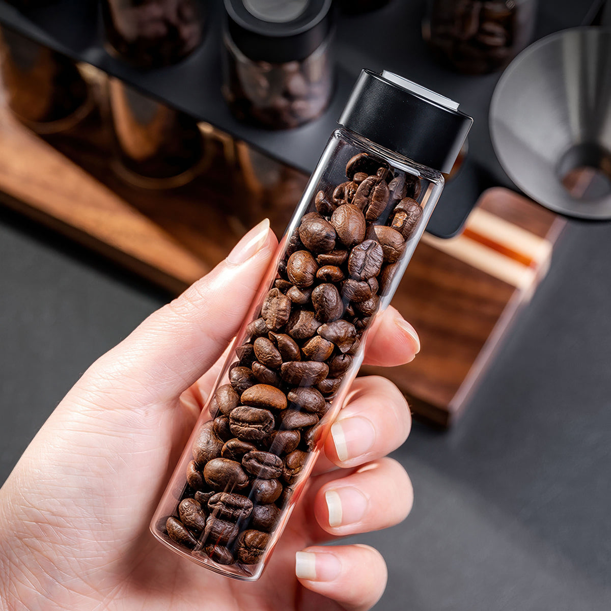 Lab-Style Coffee Storage Bean Rack – view 9 | Lastaforest