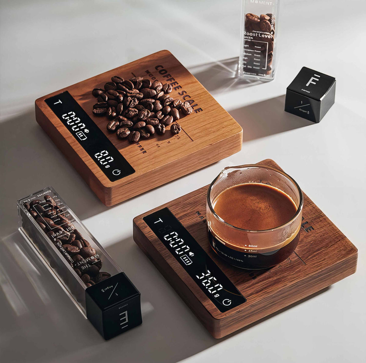 High Precision Wooden Coffee Scale with Touch Sensor – view 9 | Lastaforest