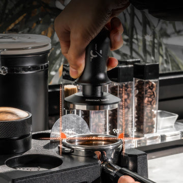 Constant Pressure Coffee Tamper – top view | Lastaforest
