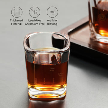 60ML Glass Espresso Shot Cup – side view | Lastaforest