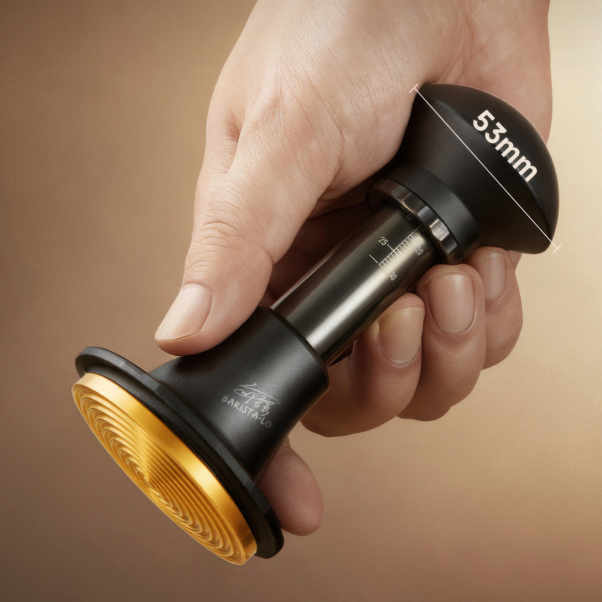Titanium Spring-Loaded Espresso Tamper – view 5 | Lastaforest