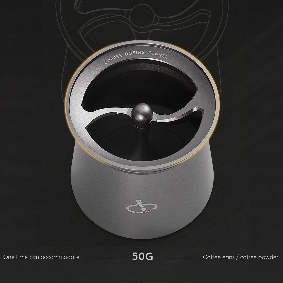 Stainless Steel Magnetic Dosing Cup 58MM – view 10 | Lastaforest