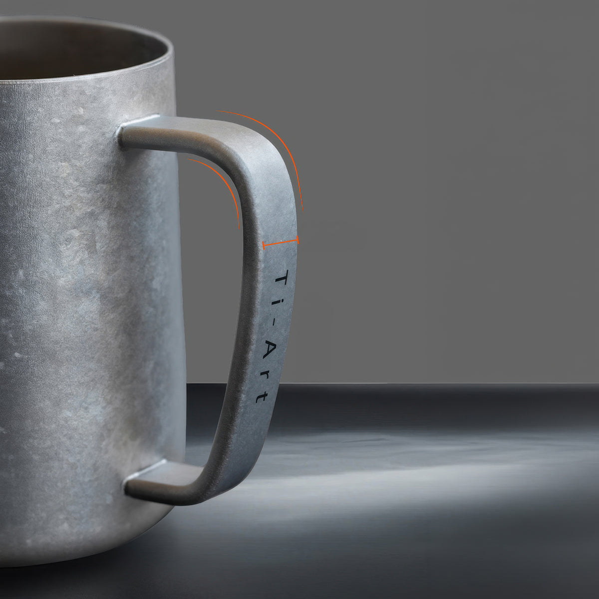 Aurora Crystal Titanium Latte Pitcher – view 5 | Lastaforest