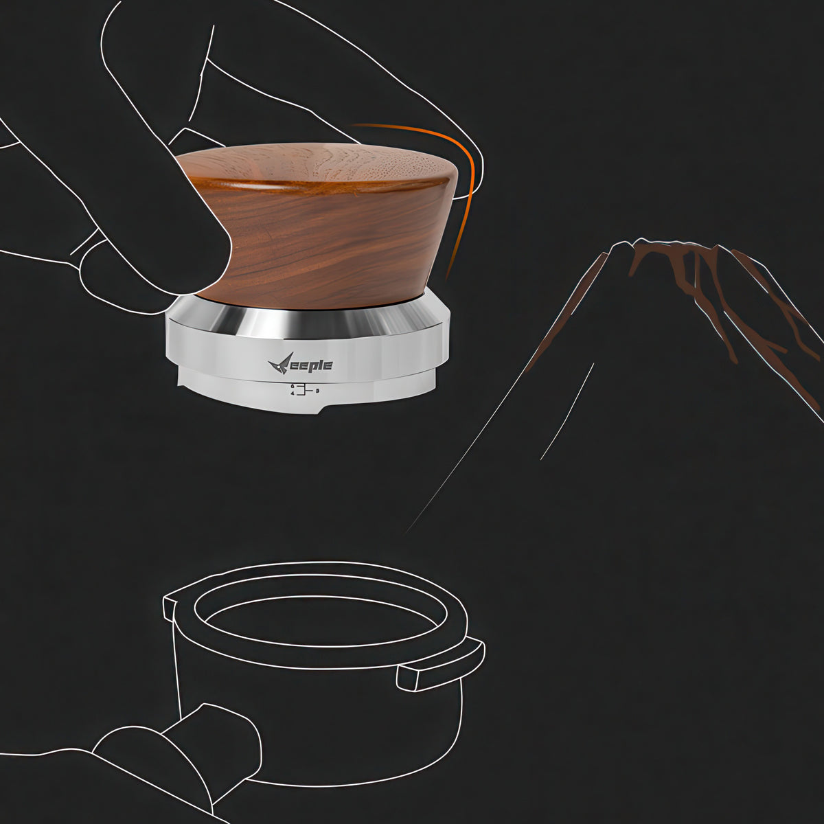 Cone Coffee Distribution Tool – view 14 | Lastaforest