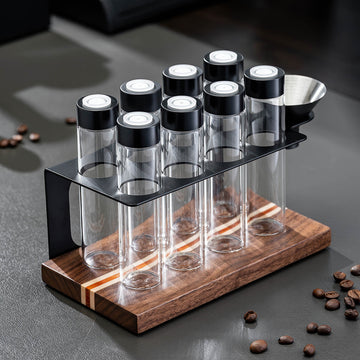Lab-Style Coffee Storage Bean Rack – top view | Lastaforest
