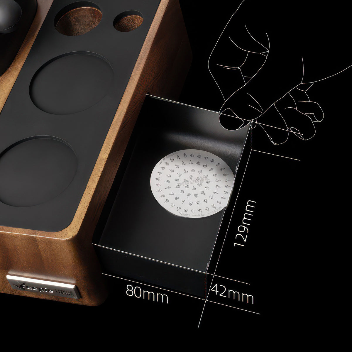 Barista Tamping Station Coffee Workstation – view 5 | Lastaforest