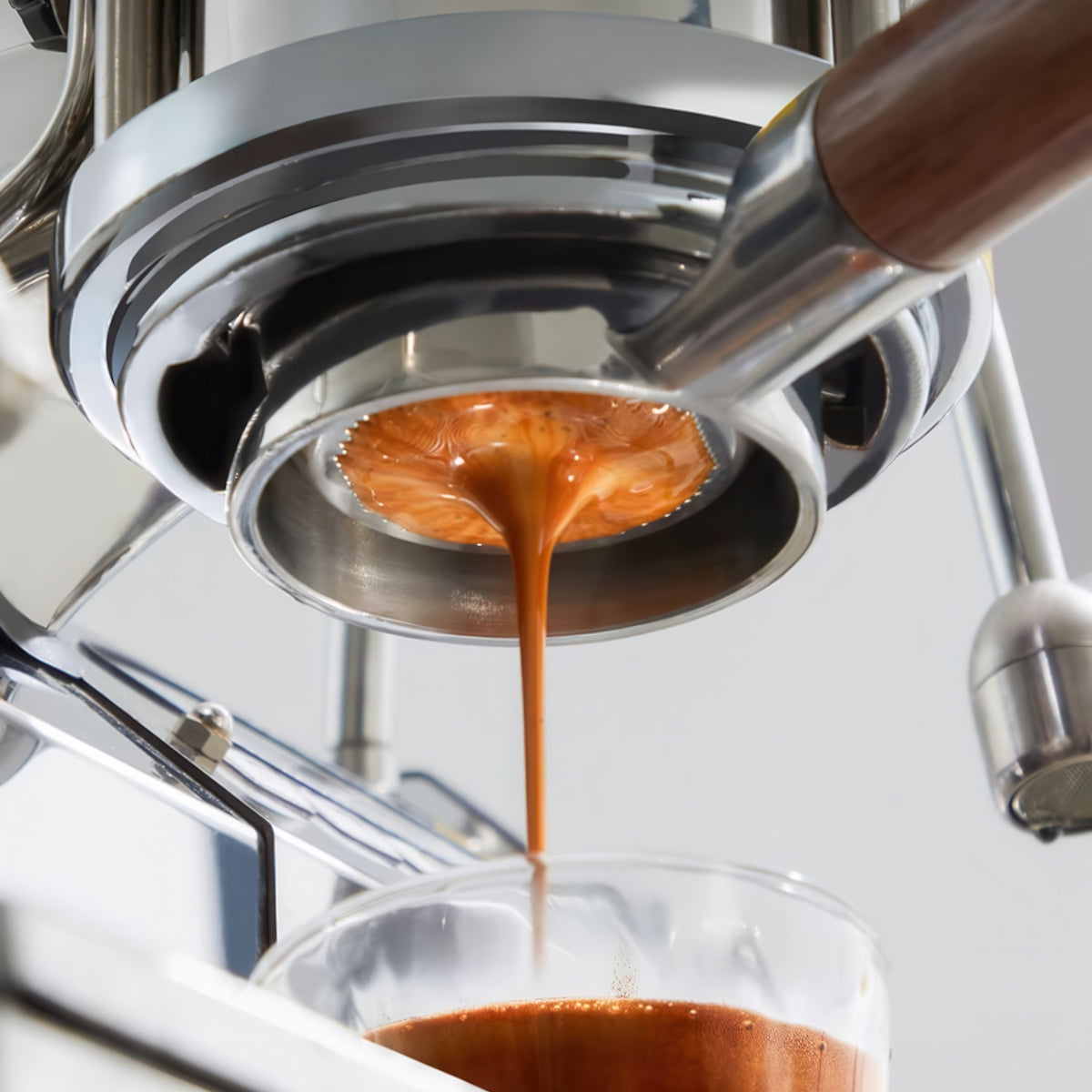 Bottomless Portafilter with Removable Double Spout – view 12 | Lastaforest