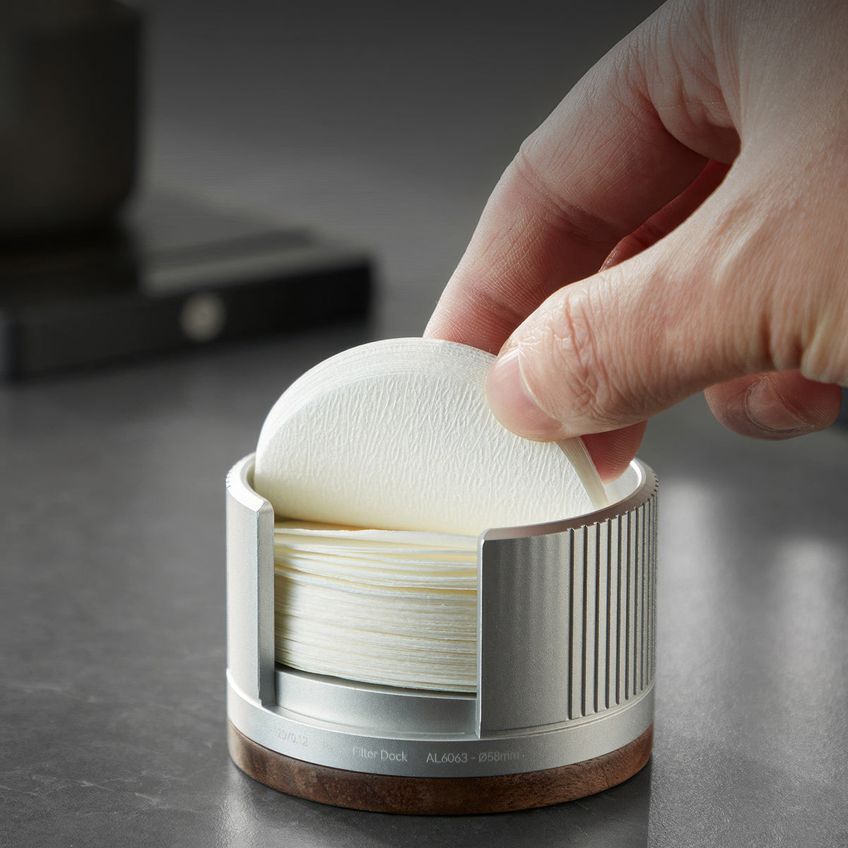 Aluminum Espresso Filter Paper Holder – view 6 | Lastaforest