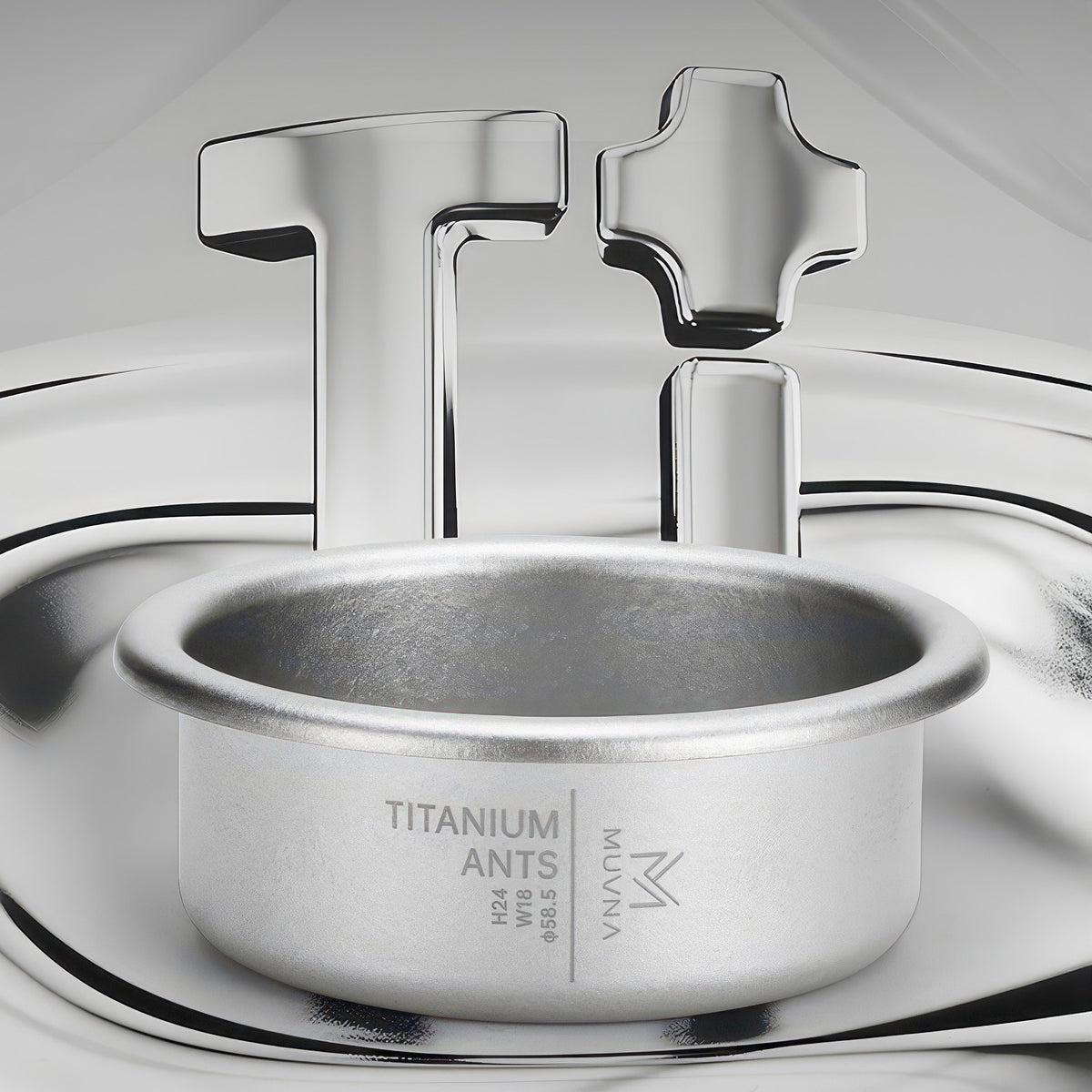 Pure Titanium Espresso Basket – view 13 | Lastaforest