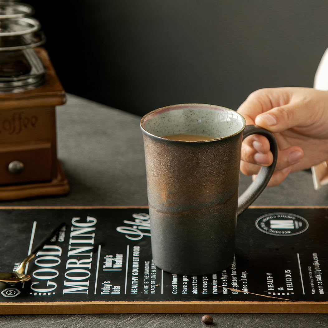 Atelier Vintage Tall Ceramic Coffee Mug – side view | Lastaforest
