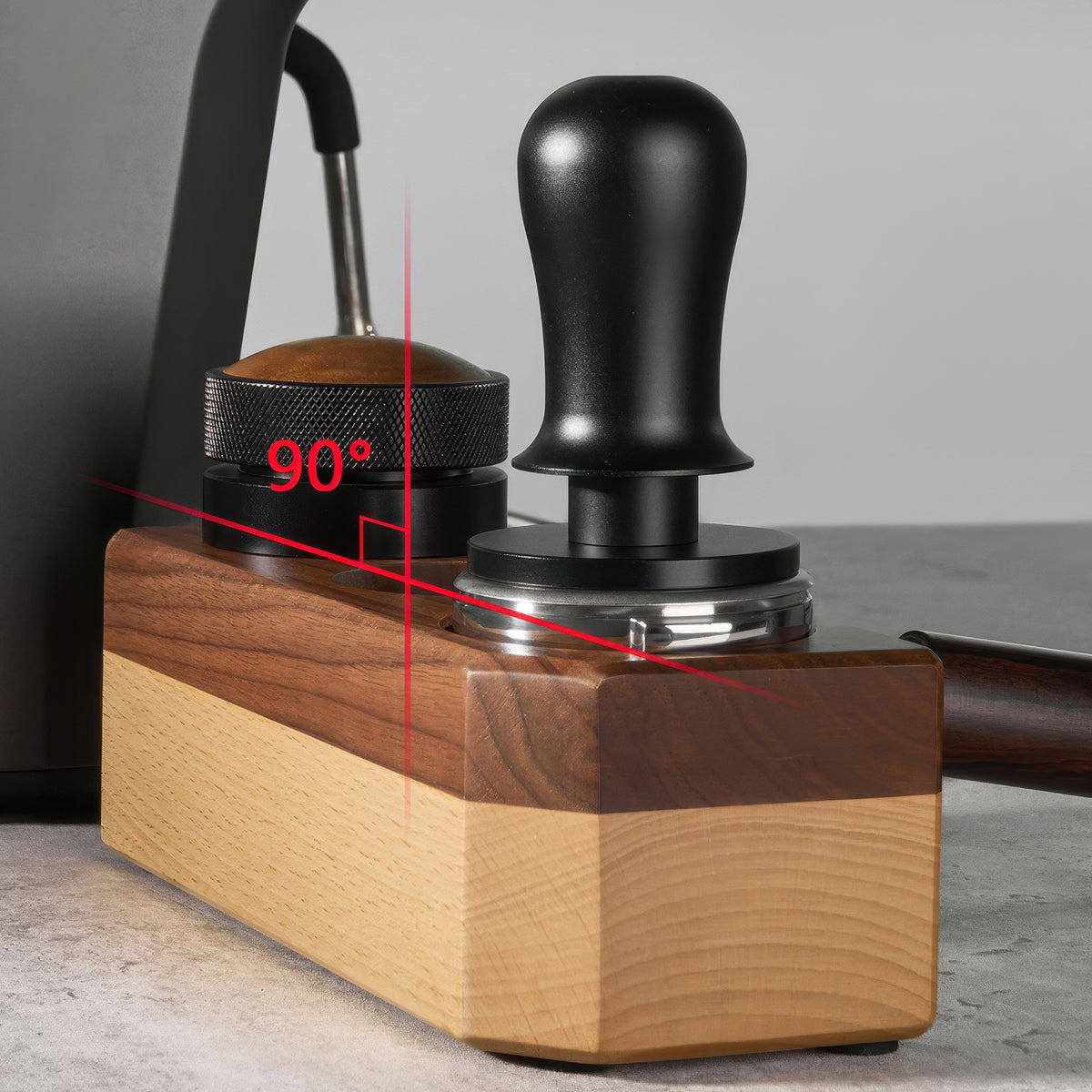 Black Precision Spring-Loaded Constant Force Tamper