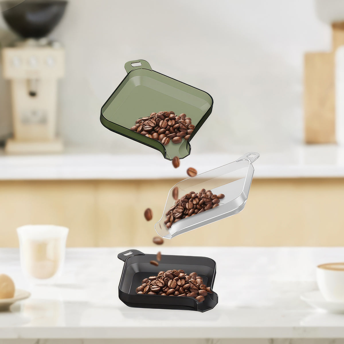 Coffee Bean Weighing Tray – top view | Lastaforest